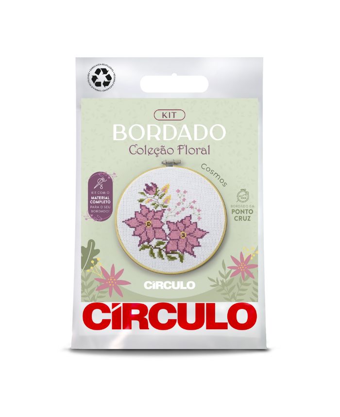 Floral Embroidery Kit
